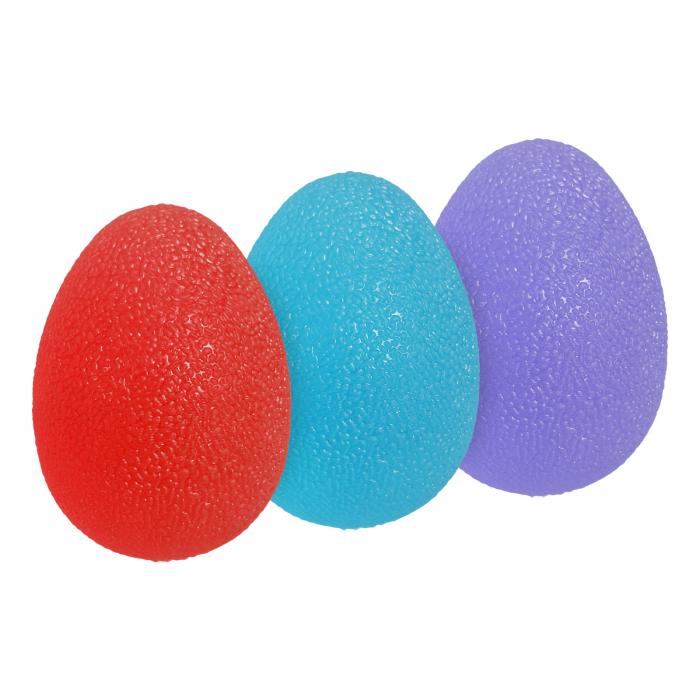 PATIKIL ハンドエクササイズボール 3枚セット ストレスボール 握り強化用 指・手首 トレーニング マルチカラー