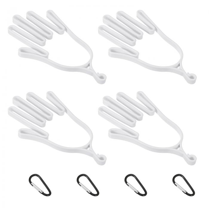 PATIKIL ゴルフグローブ伸ばしャー 4個入りプラスチック製キーパーサポートラっクホルダードライヤーハ..