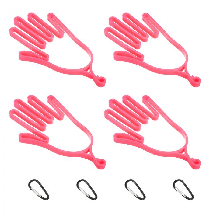 PATIKIL ゴルフグローブ伸ばしャー 4個入りプラスチック製キーパーサポートラっクホルダードライヤーハ..