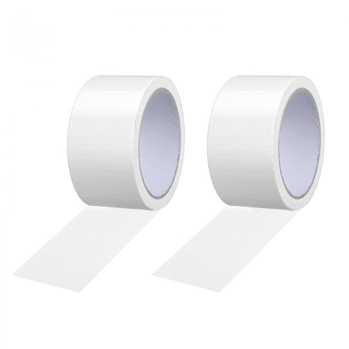 PATIKIL ガファーテープ 48 mm x 15 m 2 パック 防水コートラインテープ フロアマーキングキット クッション ケーブル 写真撮影 スポーツ用...