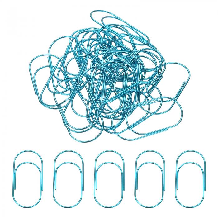 PATIKIL 2x1"大型ペーパークリップ 20個 金属ペーパークリップ 幅広い錆防止 強力で耐久性 あるオフィ..