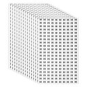 PATIKIL アルファベットステッカー 15枚 13 mm 小文字 H 粘着式文字ラベル 丸型紙文字サイン スクラ ップブッキング整理 DIYプロジェクト用 ...