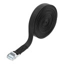 PATIKIL ラッシングストラップ 1インチ x 39フィート タイダウンストラップ カムバックル調整可能ラチェットストラップ 551ポンド対応 オートバイ 荷物用 黒