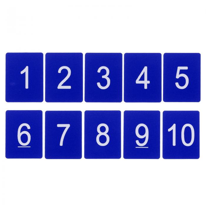 PATIKIL 10 Ĺ ֹ楿 1-10 3x4CM ֹ業 ץ饹å ֹդ   եɥ륹 ٥ ...