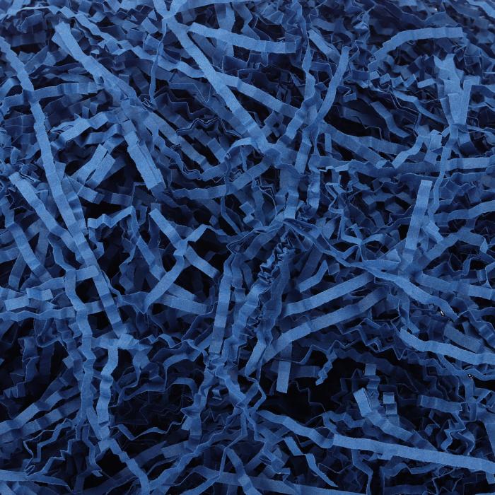 PATIKIL 1ポンド クリンクルカットペーパー ウェディングバースデーブらイズメイドエンゲージメントクリスマスクラフトギフトボックスバッグバスケットフィラーデコレーション用 パッキンググラスクッションペーパーストリーマー ネイビー