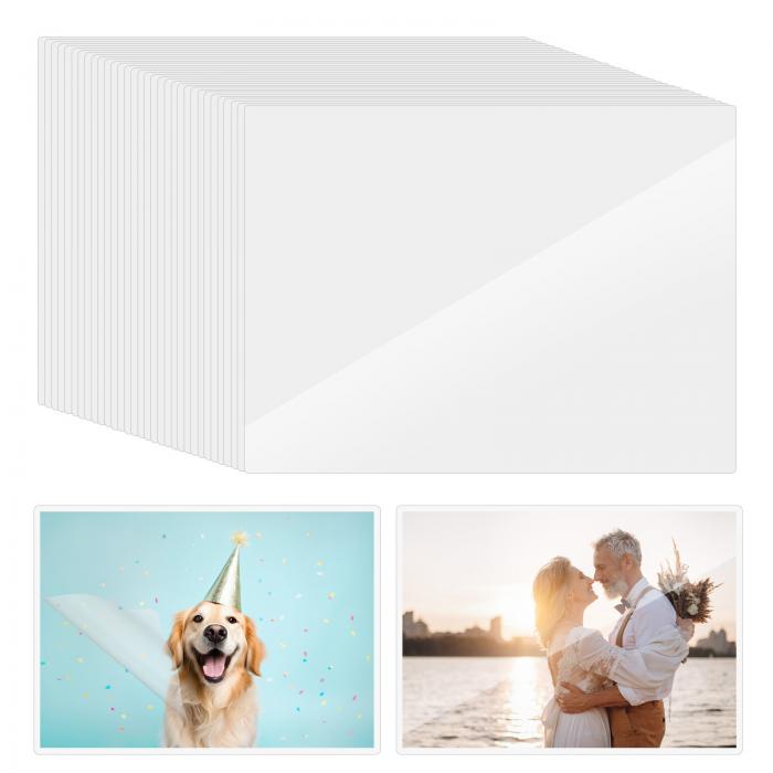 PATIKIL 8.7"x12" サーマルラミネートポーチ 50枚 7ミルラミネートシート ファイルカードラミネートポ..