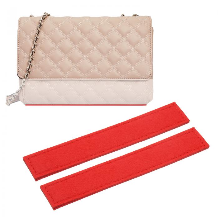 PATIKIL 財布ベースシェイパー 7 x 1.2インチ、2個の財布ボトムインサートフェルトバッグシェイパーセ..