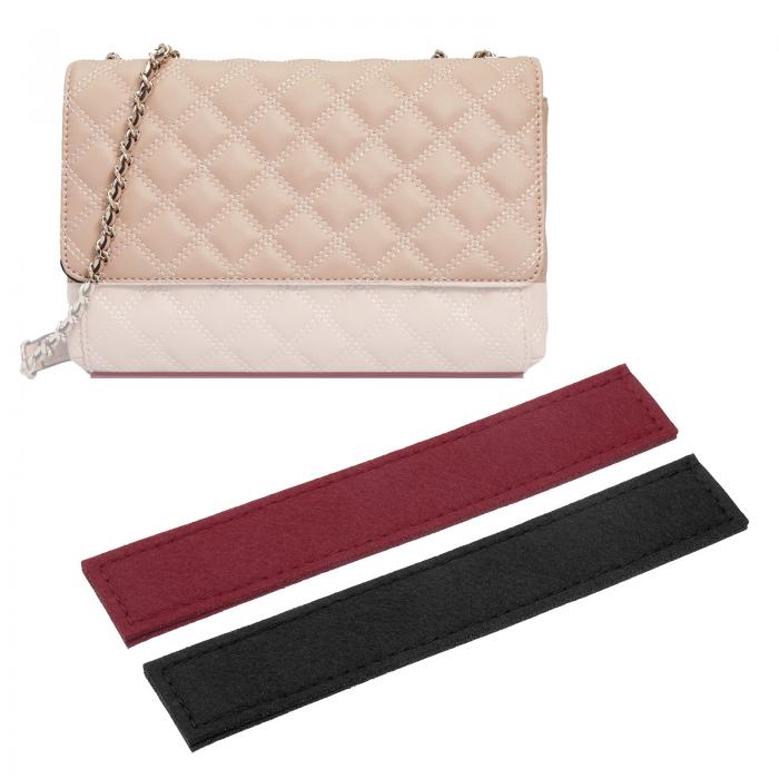 PATIKIL 財布ベースシェイパー 7 x 1.2インチ、2個の財布ボトムインサートフェルトバッグシェイパーセ..