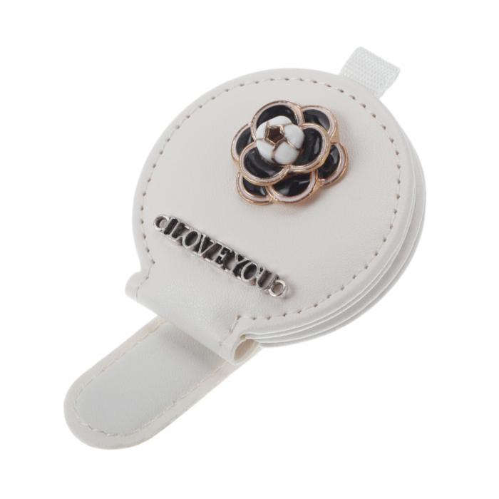 Hihaha 車用サングラスクリップ マグネット式 ユニバーサル サンバイザー 眼鏡ホルダー クリップ PUレ..