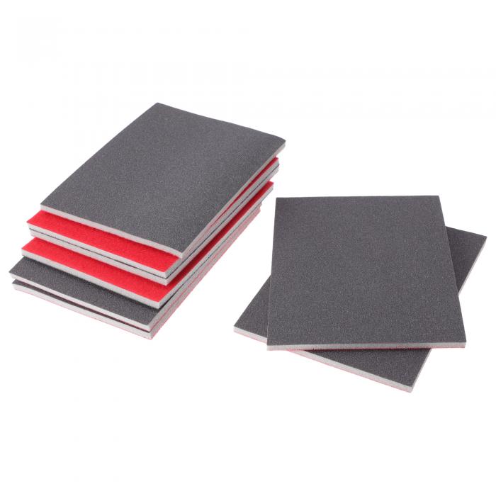 TUCKBOLD 5.51 x 4.33インチ P320 サンディングスポンジ 8個セット 金属 木材 ドライウォール 壁 石材 ..