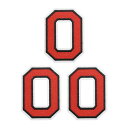 PATIKIL アイロン文字パッチ3パックシェニール文字パッチジーンズ衣類バッグ帽子シャツクラフト修理用刺繍パッチ赤いアルファベットO