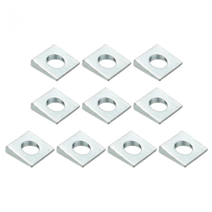 PATIKIL 10個の角型ワッシャー、M18x40mm角型ワッシャー、ベアリングストラットプレート、フラットパッ..