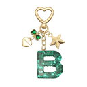 PATIKIL キーチェーン キーホルダー イニシャルレター かわいいデコレーション カップの飾り キーチェーン装飾 バックパック ハンドバッグ 財布用 レター...