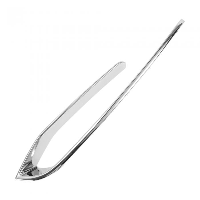 Motoforti BMWに対応 F18Lci/5シリーズラグジュアリー2014-2017用フロントライトバンパーグリルトリムガーニッシュ バンパーガーニッシュトリム ダイレクトフィット交換品 No.51117331770