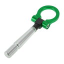 Hihaha 三菱に対応 ランサー エクリプス用 2007-2012年 車用トウバー フロントリアトウフック 23.6mm アルミニウム合金 140.8mm グ...