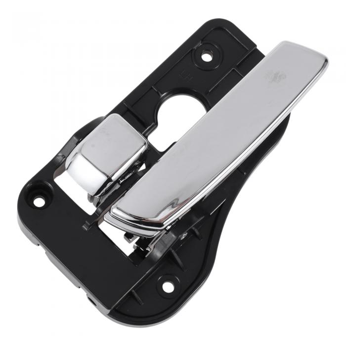 Motoforti Kiaに対応 ロンド カレンズ2007-2012用のフロントドライバーサイド リア左側の乗客用インテリアドアハンドル 内側ドアハンドル No.826101D010 ブラック シルバートーン 1個