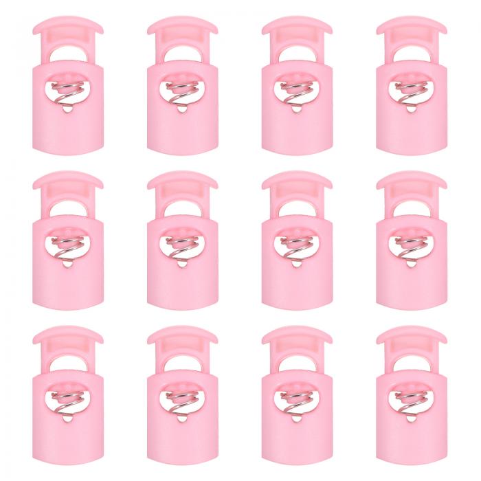 PATIKIL コードストッパー 100個入り 1つ穴 穴径約7mm 調節可能 プラスチック製コードロック 補修 アウ..