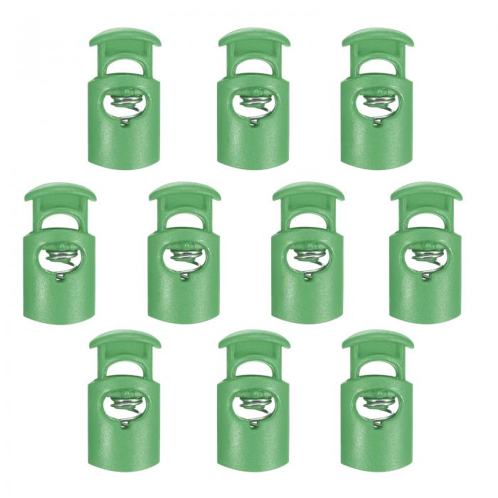 PATIKIL コードストッパー 10個入り 1つ穴 穴径約7mm 調節可能 プラスチック製コードロック 補修 アウ..