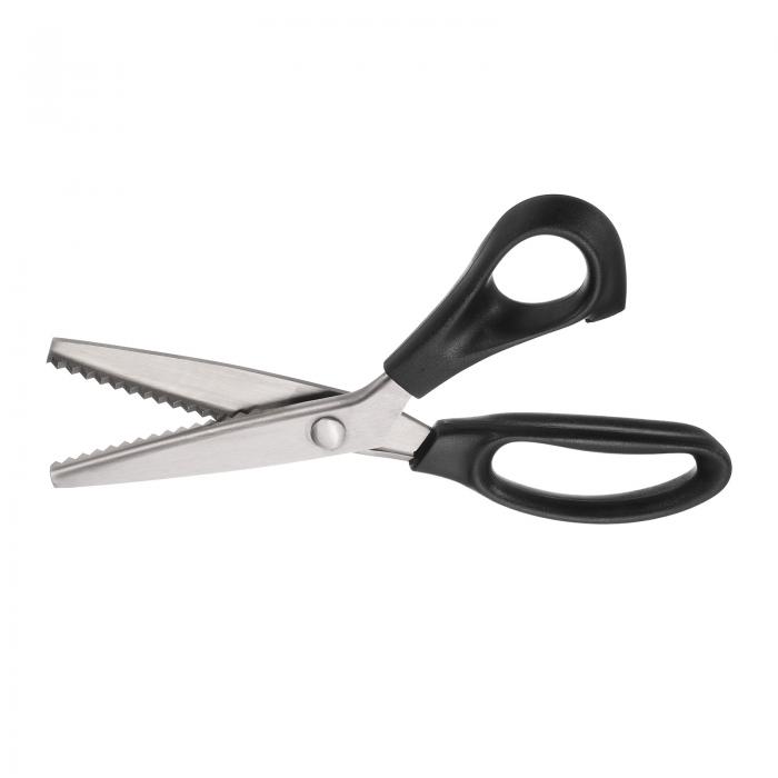 ミシン用ハサミ ギザギザテーラーハサミ ステンレス鋼 刺繍 縫製 手芸 クラフト 日常使用 アートワーク..