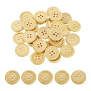 木製ボタン50個 23 mm(7/8