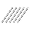 M8x100mm 完全全ねじロッド 5個 316ステンレス鋼長ねじネジ 1.25mm ネジピッチ 右巻きねじ 家具取り付け組立用(4)
