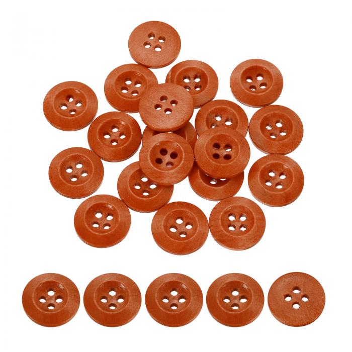 木製ボタン 100個 18mm(3/4