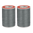 丸いレザー縫製ワックス糸 55m / 60ヤード ポリエステルワックスストリング 0.80mm ワックスステッチコード レザークラフト ブックバインディング ブ...