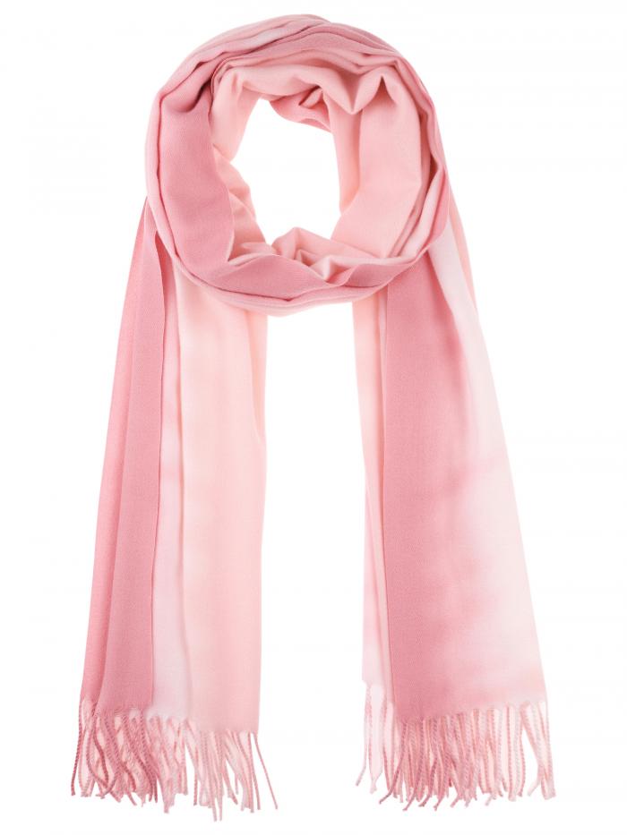 Elerevyo レディース コントラストカラー イミテーションカシミヤ スカーフ オンブレ フリンジ ソフト ..