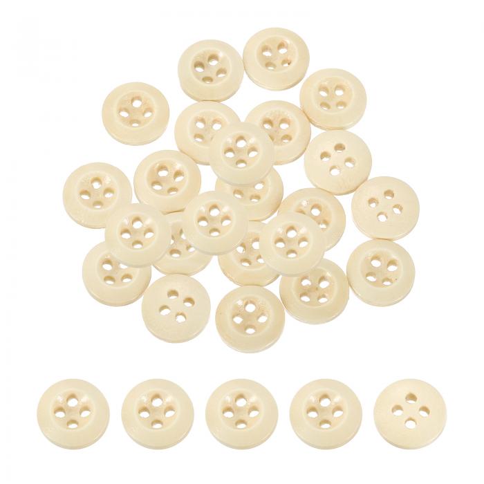 100個入り 木製ボタン 11.5mm(15/32