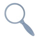 GLIDESMOOTH 拡大鏡 手持ちルーペ 3倍拡大 見やすい 携帯便利 シンプル 地図 雑誌 新聞 読書用 自然探索 趣味 観察用 高齢者 子ども用 スカイブルー レンズ径88mm