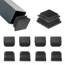 M METERXITY 10個入り チューブエンドキャップ 1.26 x 1.26" プラスチック製スクエアホールプラグ 椅子 脚/バースツール/フィットネス機器用 挿入物 椅子グライ ドフェンスプラグフロアプロテクター