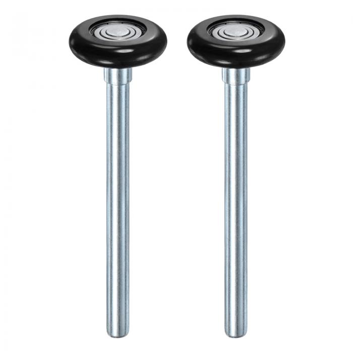 M METERXITY 2パック ナイロン製ガレージドアローラー 1.8"/46mm 静かなガレージドアホイール6.6"/167m..