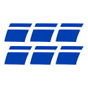 Hihaha リフレクティブバンパーデカール ブルー 長方形 ストライプ パターン リフレクティブ カーステッカー パーソナライズド デコレーション