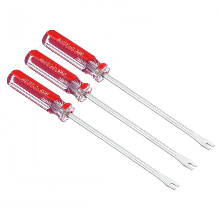 PATIKIL アップホルスタリーステープルリムーバー 3個6" Uストレート建設ステープルプーラーステープル..