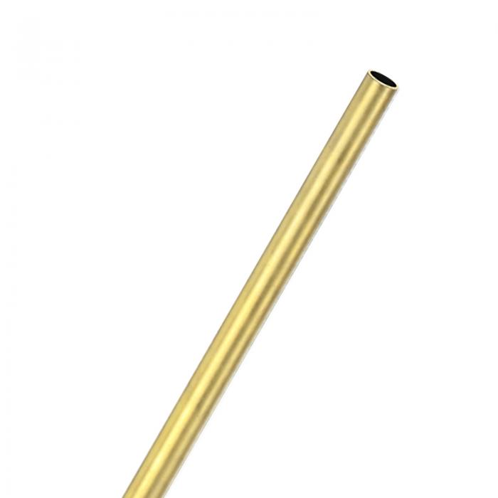 M METERXITY 300mm 真鍮丸管 外径7mm 肉厚1mm H65 真鍮シームレスチューブ 建設/機械加工/DIYクラフト用 金属直管 [0.28x0.04x11.8