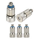 M METERXITY 5個入り真鍮霧ノズル 0.6mm オリフィス径 ミスターノズル真鍮 屋外冷却システム/温室/造園用 高圧スプレー[3/16