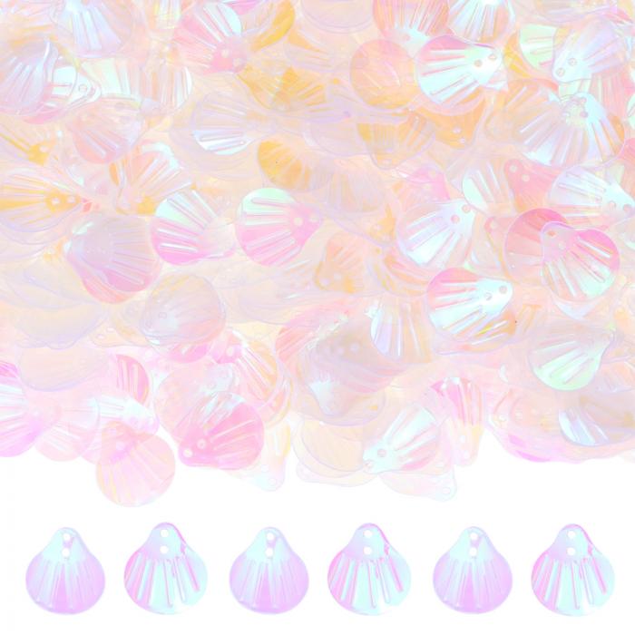 M METERXITY 600パック シーシェルシーケンス 50g 貝殻形状 ルーズシーケンス DIYクラフト/裁縫/アップ..