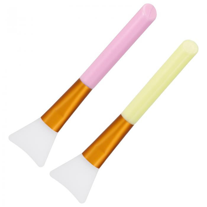 ピンク イエロー シリコンエポキシタワシ エポキシ樹脂カップ作成用DIYタワシ 2個入り