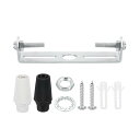 PATIKIL 75mm 照明器具取付けブらケット 1セット ユニバーサルライト 止め金具 照明器具 シェード固定用 鋼製 クロスバー ホーム ペンダント 壁ラ...