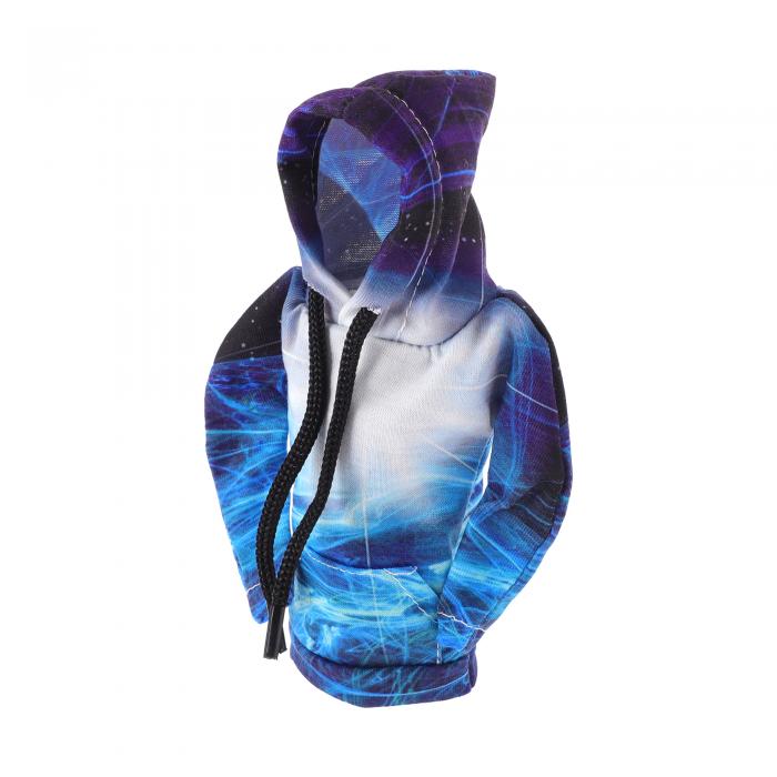 VekAuto ギアシフトノブカバースティックシフトハンドルプロテクター17x16cm/6.69"x6.3" ブルーホワイ..