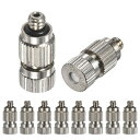 M METERXITY 真鍮霧ノズル10個セット 0.5mmオリフィス径 ミスターノズル真鍮 高圧スプレー 屋外冷却システム/温室/造園用[3/16