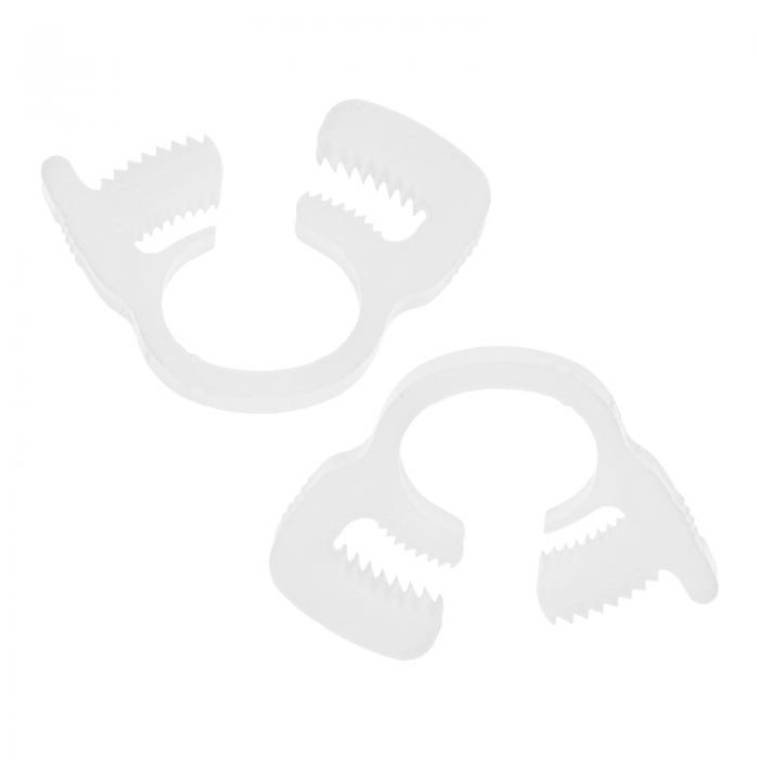 M METERXITY 2パック ダブルグリ ップナイロンホースクランプ 3/8" 9.1-10.2mm ダブルスナップグリ ッ..