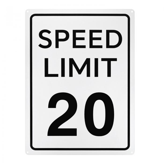 M METERXITY 20 M P H速度制限サイン 16