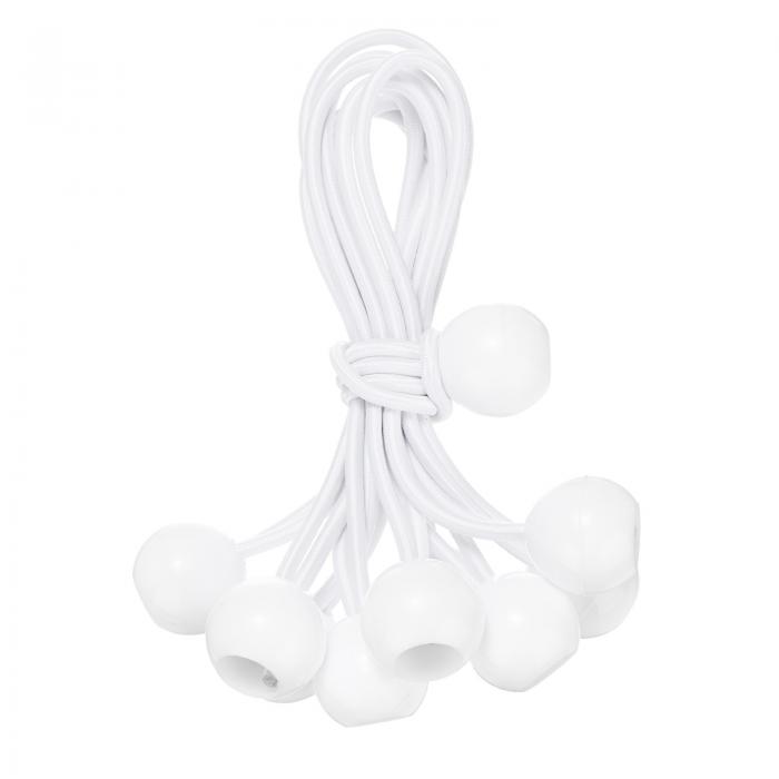 M METERXITY 10パック ボールバンジーコード 6" 高弾性キャノピー用タープタイダウンバンジーボール キ..