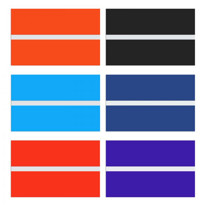 M METERXITY 6パック エングレービング空白素材 ダブルカラー 7x11" 厚さ1.3 mm A B Sプラスチックシー..