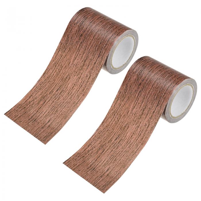 M METERXITY 2巻 木目修理テープ 2.24" x 15フィート 質感リアルな自己粘着木製床テープ 接点ペーパー ..