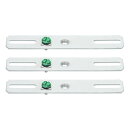 PATIKIL 100mm ライトクロスバーキット 3セット ユニバーサルライト 止め金具 照明器具取付け シェード固定用 1/4