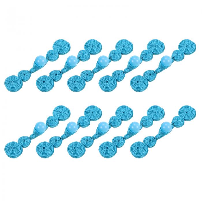 中国結びフロッグボタンクロージャー縫製ファスナー、10ペアの模造パール中国クロージャーボタン、DIY..