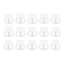 15個 プラスチックコードロック ダブルホールスプリングトグルストッパー ファスナー ドローストリング パラコード 靴ひも 衣類 荷物 バックパック キャンプ用...