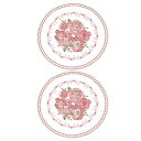 2個セット レトロレースプレクッション フランス クロシェドイリーラウンド刺繍ホローカップ花瓶テーブルクッション ダイニングテーブルキッチンパーティー用10.6...